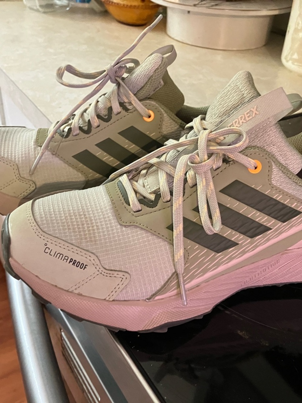 adidas Terrex Women's Trail Running Shoes in Light purple and Olive